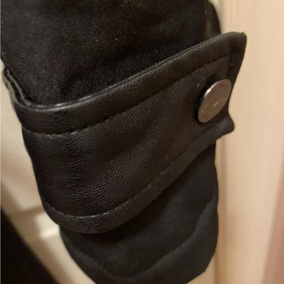 Michael Kors Belted Winter Coat w/ Faux Leather Trim Sz XS EUC!! - Picture 10 of 15